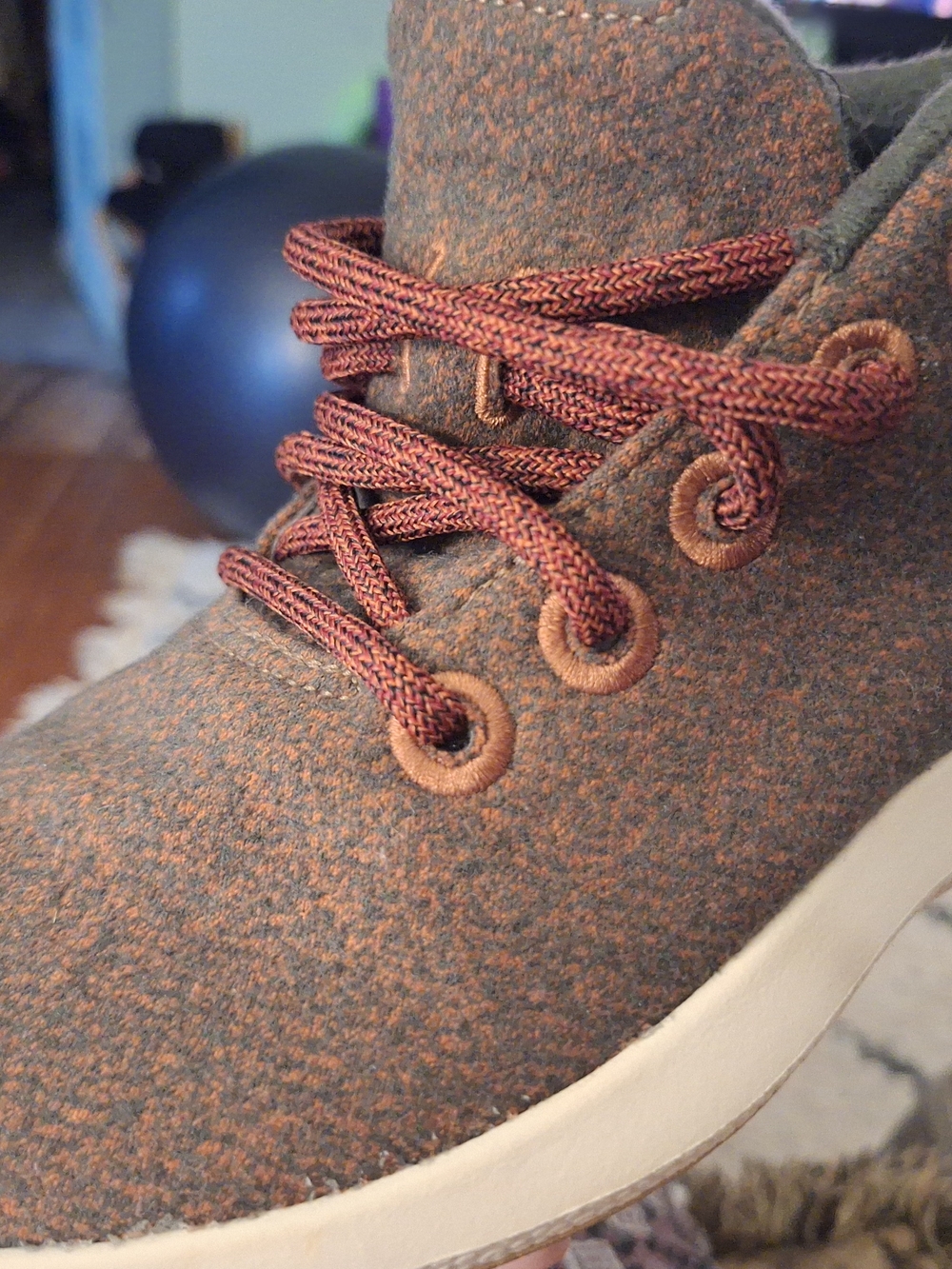 NWOT Allbirds Wool Runner-Up Mizzle High Top Sneakers Terra Rust Orange Red
